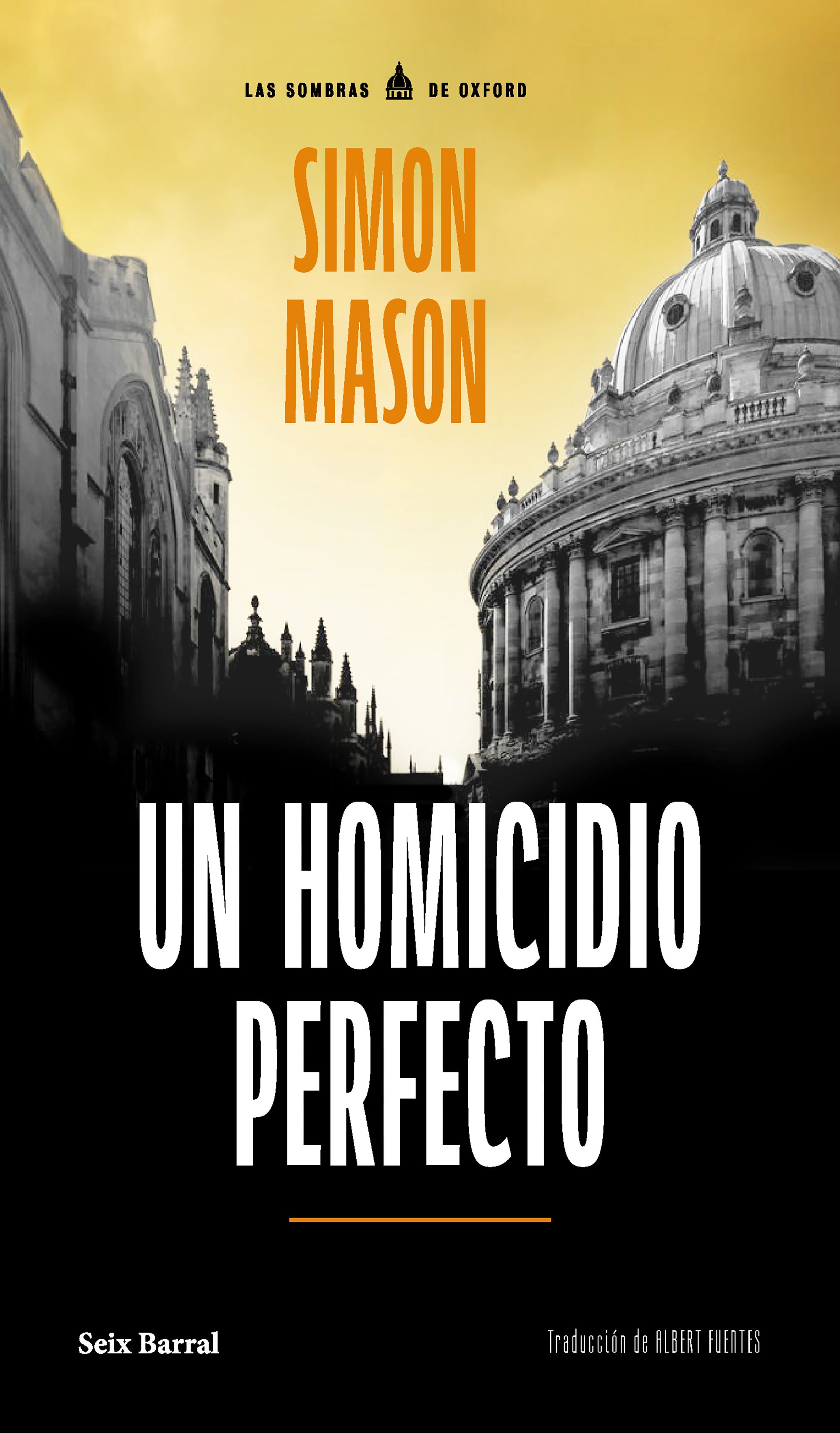 Portada Un homicidio perfecto (Serie Las sombras de Oxford 1)