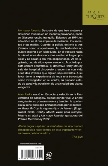 Contraportada Un mayo funesto