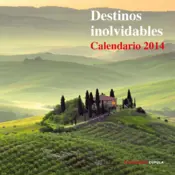 Portada Calendario Destinos inolvidables 2014