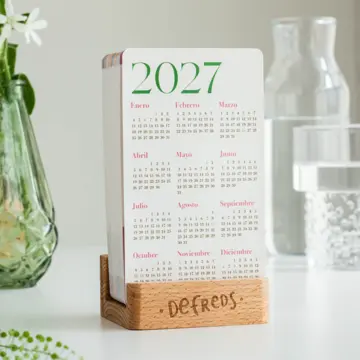 Imagen extra Calendario mesa de tarjetas 2027 - Defreds 4