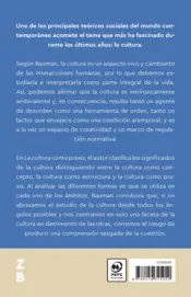 Miniatura contraportada La cultura como praxis