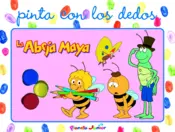 Portada La Abeja Maya. Pinta con los dedos