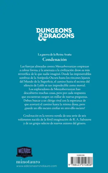 Contraportada La Guerra de la Reina Araña nº 03/06 Condenación