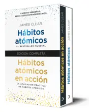 Portada Estuche Hábitos atómicos + Hábitos atómicos en acción