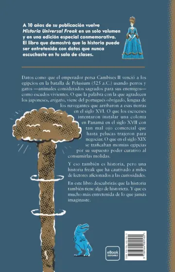 Contraportada Historia Universal Freak Edición especial