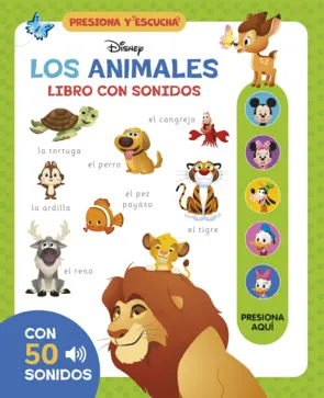 Portada Disney. Libro con sonidos. Animales