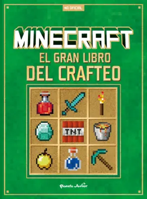 Portada Minecraft. El gran libro del crafteo