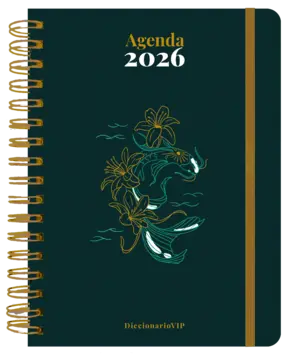 Portada Agenda anual diaria 2026 "DiccionarioVip"