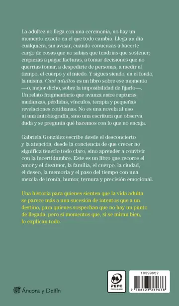 Contraportada Casi adultos