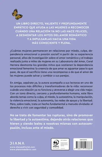 Contraportada Amiga, sepárate ya