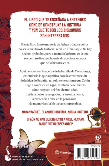 Contraportada La historia no es la que es