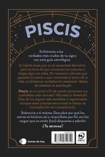 Contraportada Piscis: Todo lo que odias de tu signo y todavía no sabes