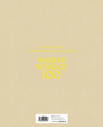 Contraportada Marilyn Monroe 100: El libro oficial del centenario