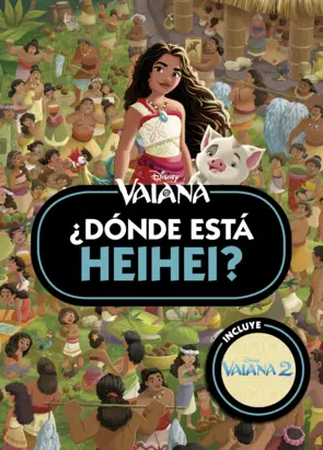 Portada Vaiana. ¿Dónde está Heihei?