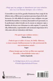 Miniatura contraportada Todo lo que sé sobre el amor