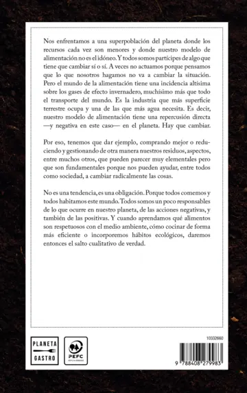 Contraportada La receta verde