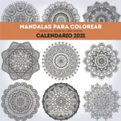 Portada Calendario Mandalas para colorear 2021