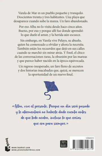 Contraportada El faro de los amores dormidos