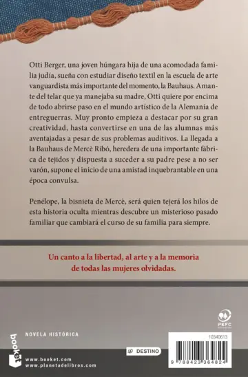 Contraportada La casa de los hilos rotos