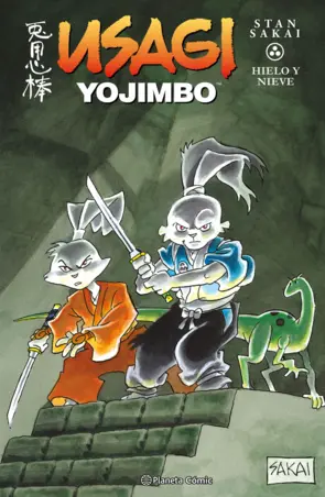 Portada Usagi Yojimbo: Hielo y nieve