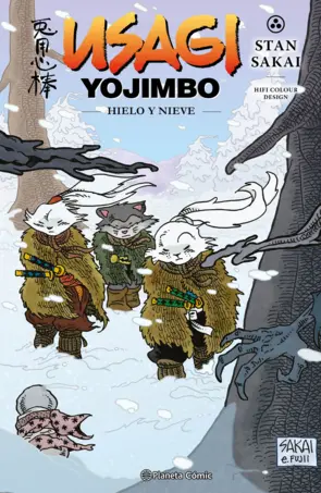 Portada Usagi Yojimbo: Hielo y nieve