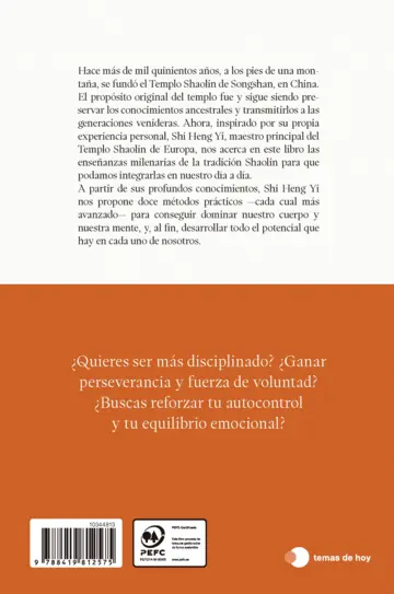 Contraportada El camino shaolin