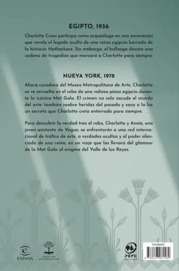 Contraportada El silencio de la reina