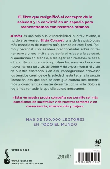 Contraportada A solas. Nueva edición ampliada