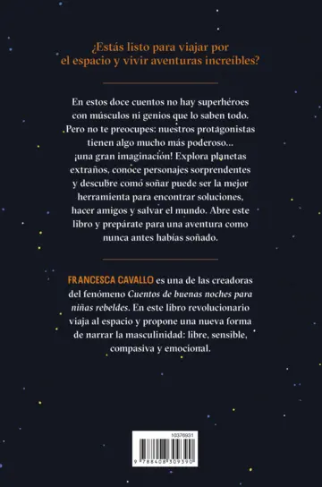 Contraportada Cuentos del espacio para hombres del mañana