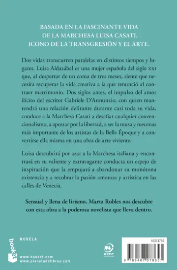 Contraportada Luisa y los espejos