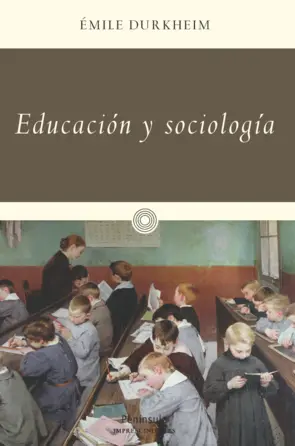 Portada Educación y sociología