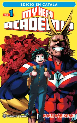 Portada My Hero Academia nº 01 (català)