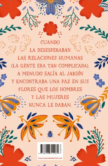 Contraportada La señora Dalloway. Edición limitada con cantos decorados