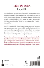 Miniatura contraportada Imposible