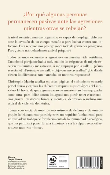 Contraportada Saber defenderse