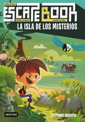 Portada Escape book. La isla de los misterios