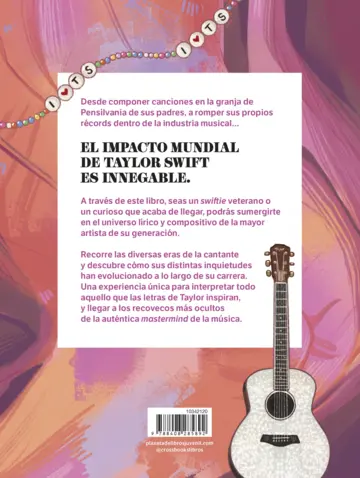 Contraportada The Eras Book. Un recorrido por la música de Taylor Swift