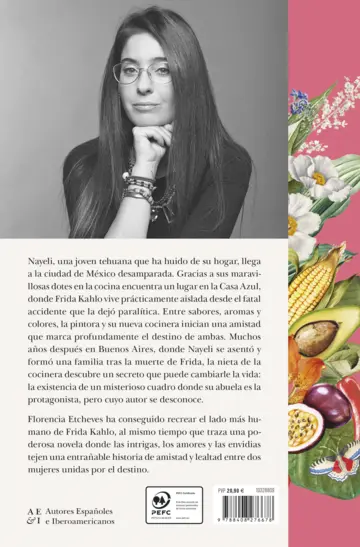 Contraportada La cocinera de Frida