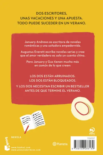 Contraportada La novela del verano
