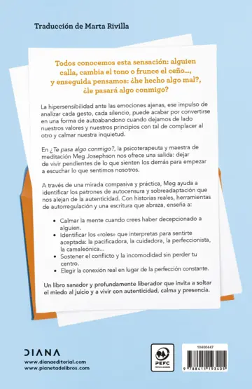 Contraportada ¿Te pasa algo conmigo?