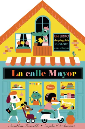 Portada La calle Mayor. Libro desplegable