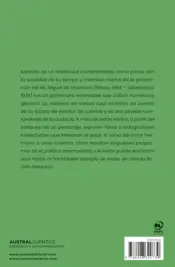 Miniatura contraportada Cuentos de Miguel de Unamuno