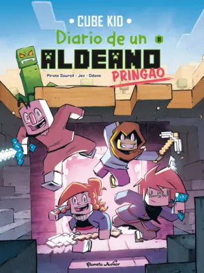 Portada Minecraft. Diario de un aldeano pringao. Cómic 11