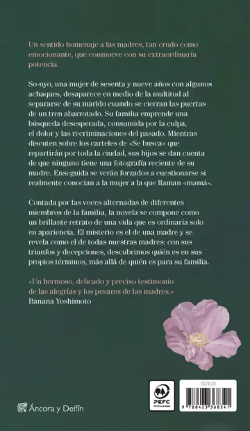 Contraportada Por favor, cuida de mamá