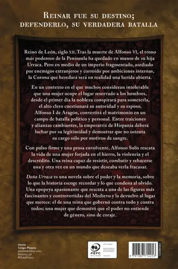Contraportada Doña Urraca