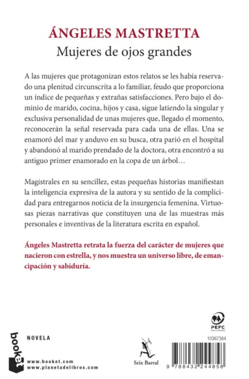 Contraportada Mujeres de ojos grandes
