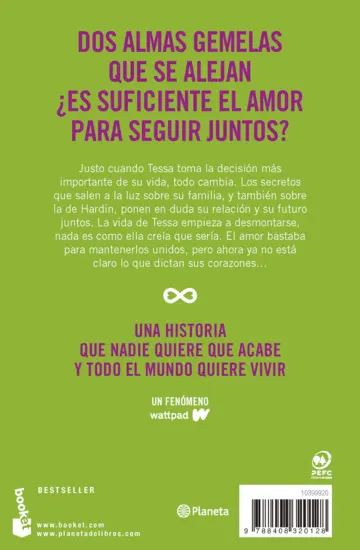 Contraportada After. Almas perdidas (Serie After, 3)