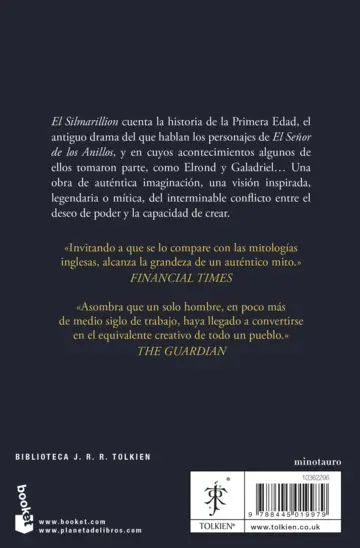 Contraportada El Silmarillion
