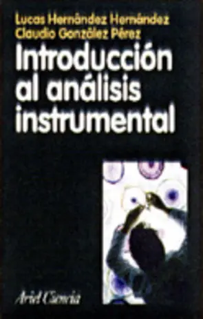 Portada Introducción al análisis instrumental