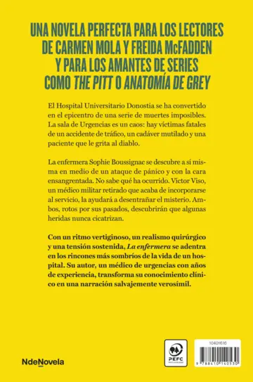 Contraportada La enfermera